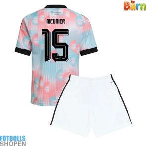 Billiga Belgien Thomas Meunier #15 Bortatröja Barn VM 2026 Kortärmad (+ Korta byxor)